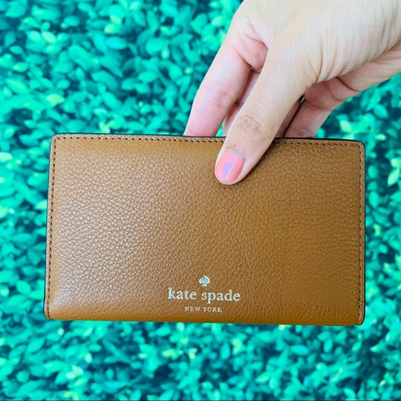 Kate Spade Hayes Small Wallet Tassel warm Ginger - Picture 3 of 7